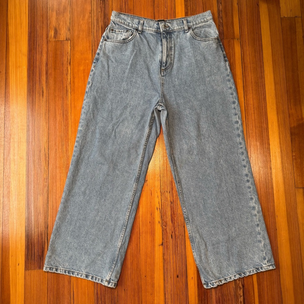 ASOS Petite Wide Leg Blue Women’s Jeans Size 32 EUC